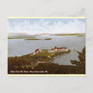 Moosehead Lake, Maine 1906 Vintag Postkarte