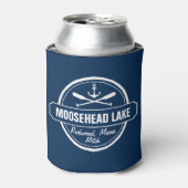 Moosehead Lake Maine Ankerstadt und Name Dosenkühler (Kanne Vorderseite)