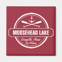 Moosehead Lake Maine Ankerstadt und Name
