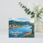 Moosehead Lake Maine Postkarte (Stehend Vorderseite)