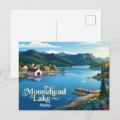 Moosehead Lake Maine Postkarte (Vorne/Hinten)