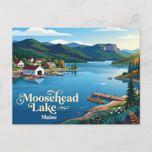 Moosehead Lake Maine Postkarte