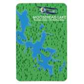 Moosehead Lake, Piscataquis Landkreis Karte Magnet (Vertikal)