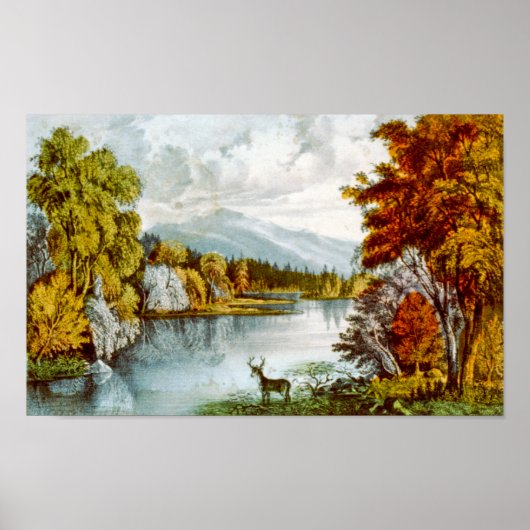 Moosehead Lake Poster Print (Vorne)