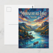 Moosehead Lake USA Postkarte (Vorne/Hinten)