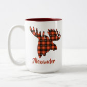 Moosehead Lumberjack Zwei-Tone-Kaffee-Tasse Zweifarbige Tasse (Links)