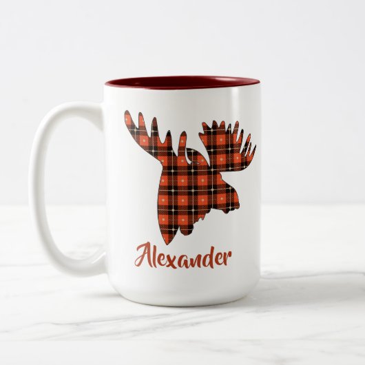 Moosehead Lumberjack Zwei-Tone-Kaffee-Tasse Zweifarbige Tasse (Links)