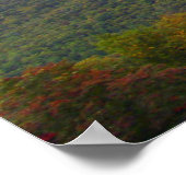 Mooselookmeguntic Lake Panorama, Maine Poster (Ecke)