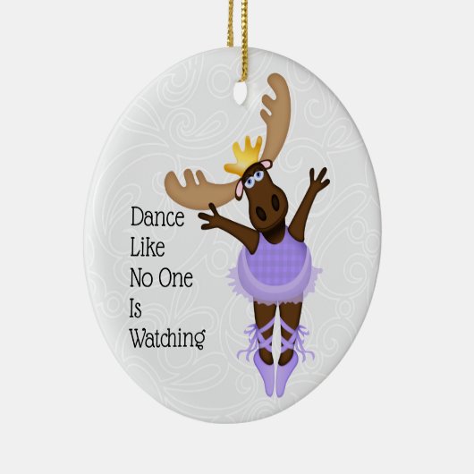 Mooserina der unbeholfene Elch Ich hoffe, Sie tanz Keramikornament (Rechts)