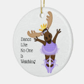 Mooserina der unbeholfene Elch Ich hoffe, Sie tanz Keramikornament (Links)