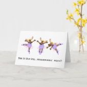 Mooserina der unbeholfene Elch wird bald gut Karte (Gelbe Blume)