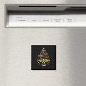 Mooses Christmas Tree Lights Holiday Moose Xmas Magnet (In Situ (Geschirrspüler))