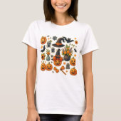 Moosey Halloween T - Shirt - Funny Fall Moose Cost (Vorderseite)
