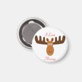 Moosey Head_I Liebe Magnet (Vorderseite/Rückseite)