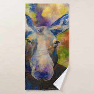 Moosey Moose Alaskan Badtuch Badehandtuch
