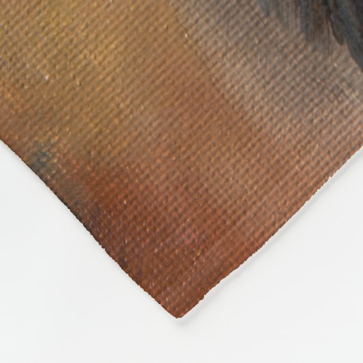 Moosey Moose Alaskan Fleece Blanket (Ecke)