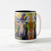 Moosey Moose Coffee Tasse_ALASKA   Zweifarbige Tasse (VorderseiteRechts)