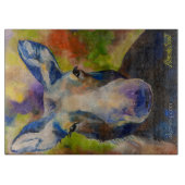 Moosey Moose Glass Cutting Board Schneidebrett (Vorderseite)