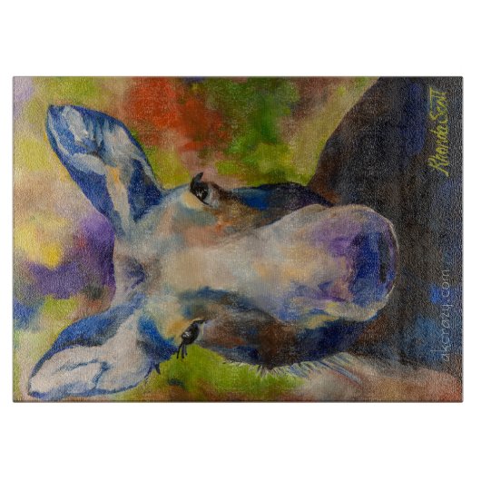 Moosey Moose Glass Cutting Board Schneidebrett (Vorderseite)