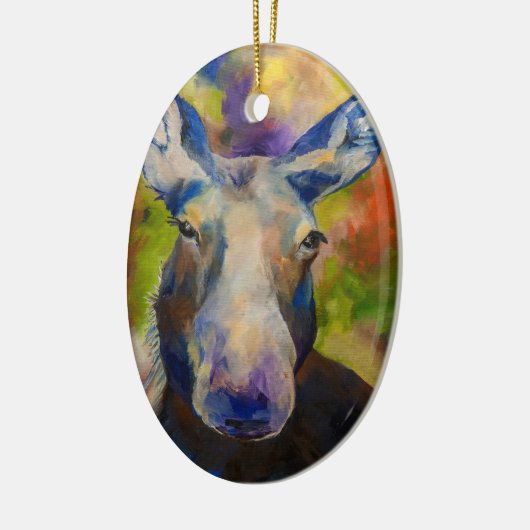 Moosey Moose Keramik Ornament (Links)