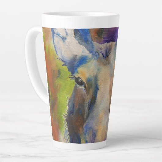 Moosey Moose Latte Tasse (Linke Ecke)