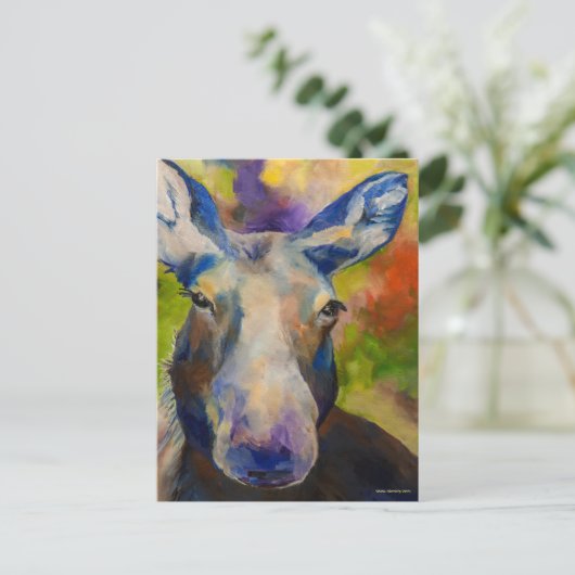 Moosey Moose Postcard Postkarte (Stehend Vorderseite)