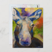 Moosey Moose Postcard Postkarte (Vorne/Hinten)