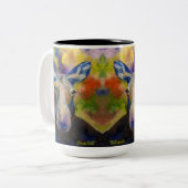 Moosey Moose Zweifarbige Tasse (Vorderseite Links)