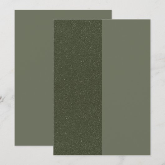 Moosgrün geteilte Textur Flach Programm – Anpassen (Vorne/Hinten)