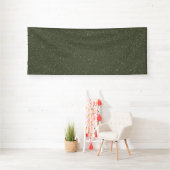 Moosgrün markiertes Banner (Insitu)