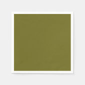 Moosgrün Serviette (Vorderseite)