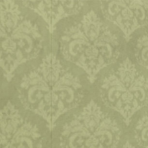 Moosgrün Shabby Chic Damast Antik Vintage Tapete