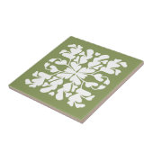 Moosgrüne Dekoration Fliese (Seite)