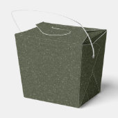 Moosgrüne Gefälligkeitsboxen - Maßgeschneidert Geschenkschachtel (Rückseite)
