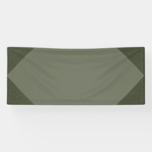 Moosgrüne geometrische Ecken Event-Banner Banner