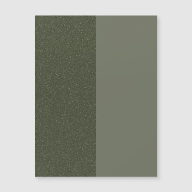 Moosgrüne Magnetkarte teilen (Vorderseite)