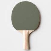 Moosgrüne Pingpongpaddel split Tischtennis Schläger (Rückseite)