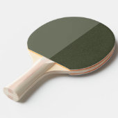 Moosgrüne Pingpongpaddel split Tischtennis Schläger (Vorderseite)