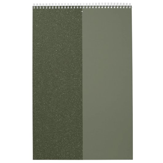 Moosgrüne Wandkalender teilen - individuell einste (Titelbild)