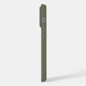 Moosgrüner geteilter iPhone 15 Pro Max Case (benut Hülle (Linke Seite)