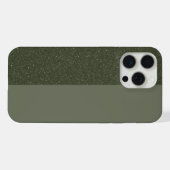 Moosgrüner geteilter iPhone 15 Pro Max Case (benut Hülle (Rückseite (Horizontal))