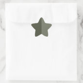 Moosgrüner Glitter-Star-Kustomaufkleber Stern-Aufkleber (Tasche)