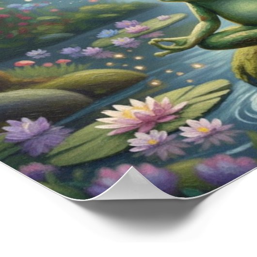 MoosgrünerFrosch Poster (Ecke)