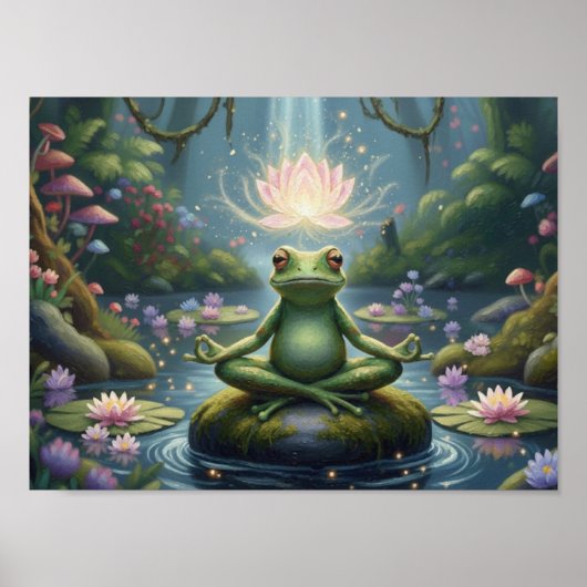 MoosgrünerFrosch Poster (Vorne)