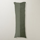 Moosgrünes Kissen mit Glitzer-Base (nach Maß) (Vorderseite Vertikal)