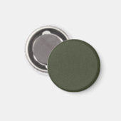 Moosgrünes Magnet (Vorderseite/Rückseite)