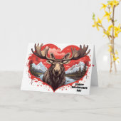 Moosherz-förmiger Hintergrund Karte (Gelbe Blume)