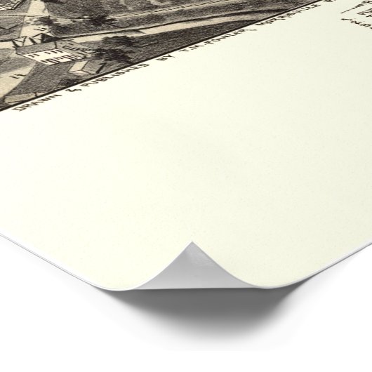 Moosic, PA Panoramic Map - 1892 Poster (Ecke)