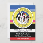 Moosician Einladung Geburtstagsparty (Vorderseite)