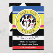 Moosician Einladung Geburtstagsparty (Vorne/Hinten)